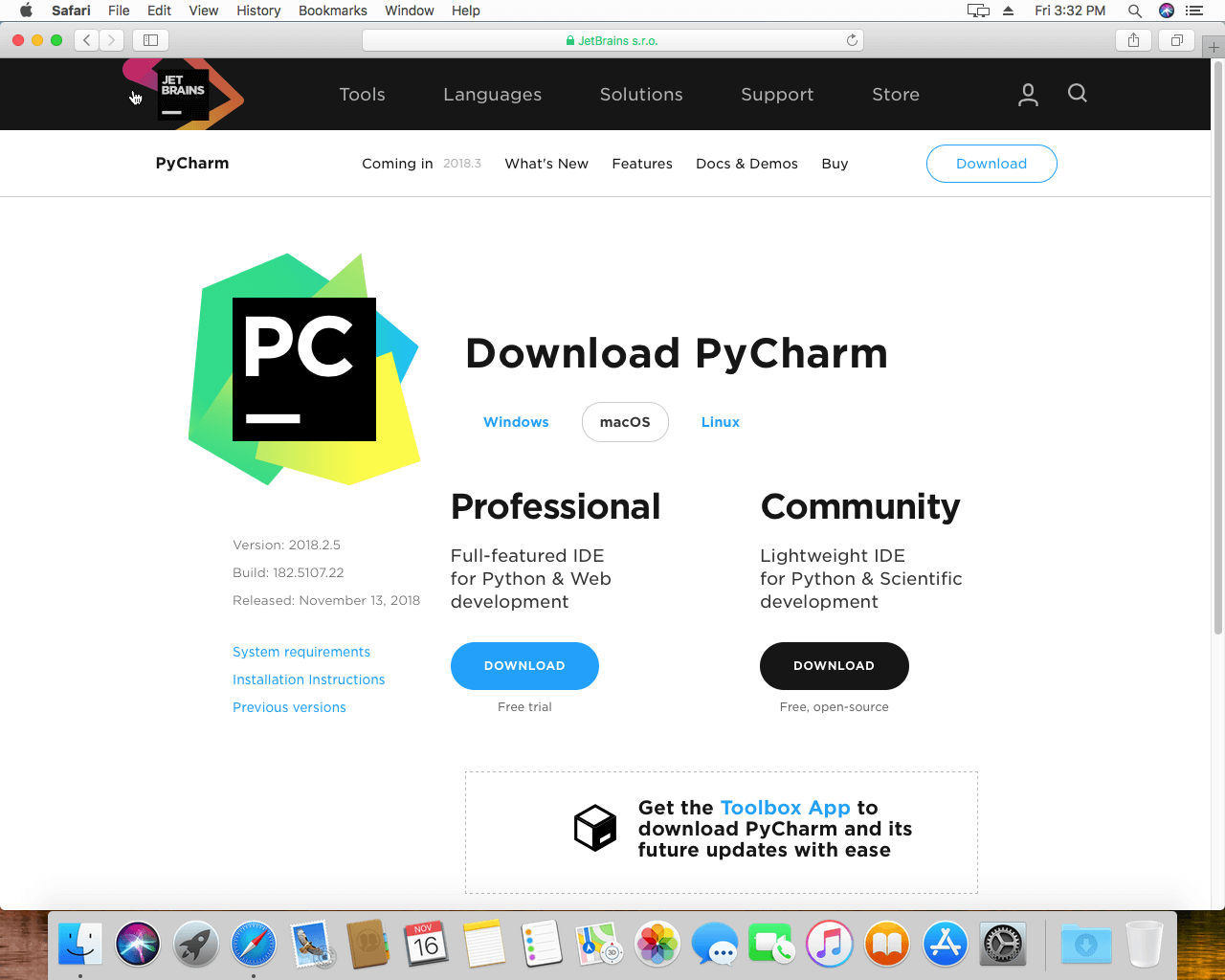 pycharm for mac