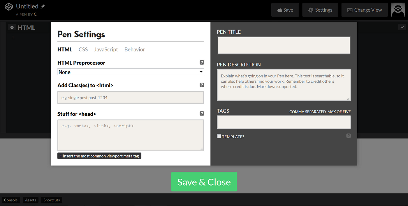 Using P5 Js On Codepen Codepen Is An Online Text Editor It By Cassandra Medium