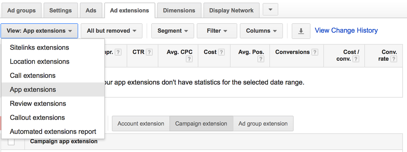 Tutorial Tuesday How to Set Up App Extensions on Google AdWords by