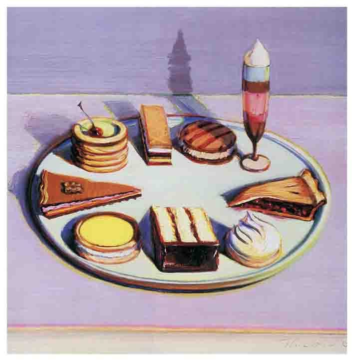 Dessert Tray pop art, 1963, oil on canvas