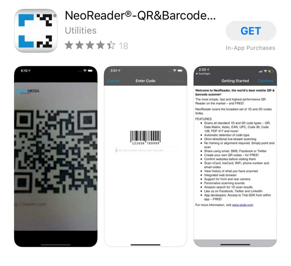 The Top 12 QR Code Scanner Apps for 2020 — iPhone & Android | by Pageloot |  Medium