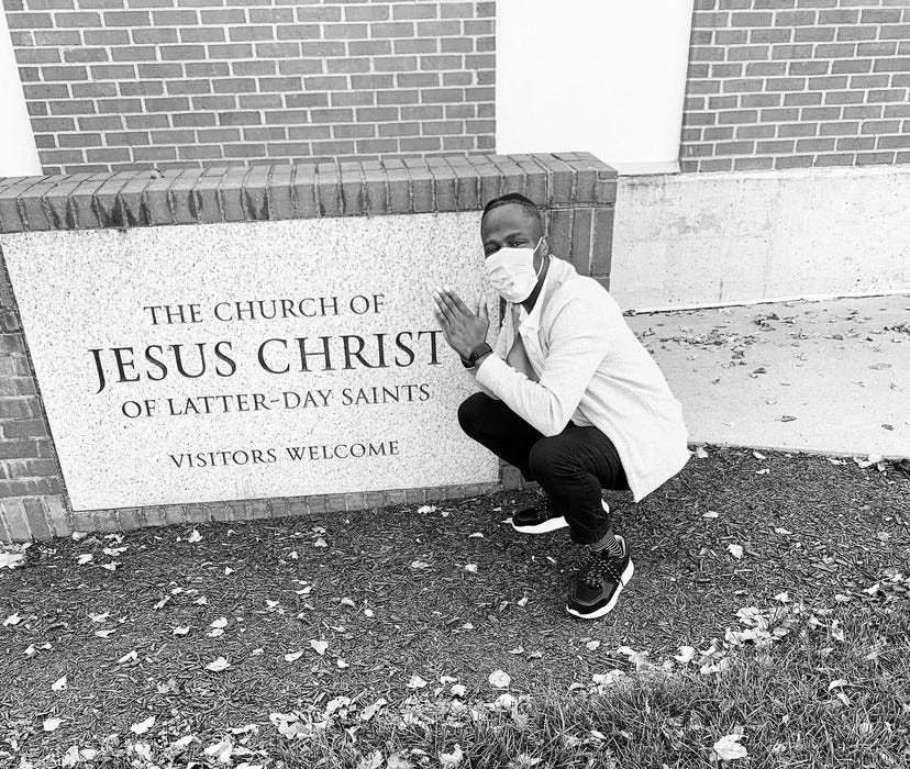 Visiting the Young Single Adult ward in Columbus, Ohio.