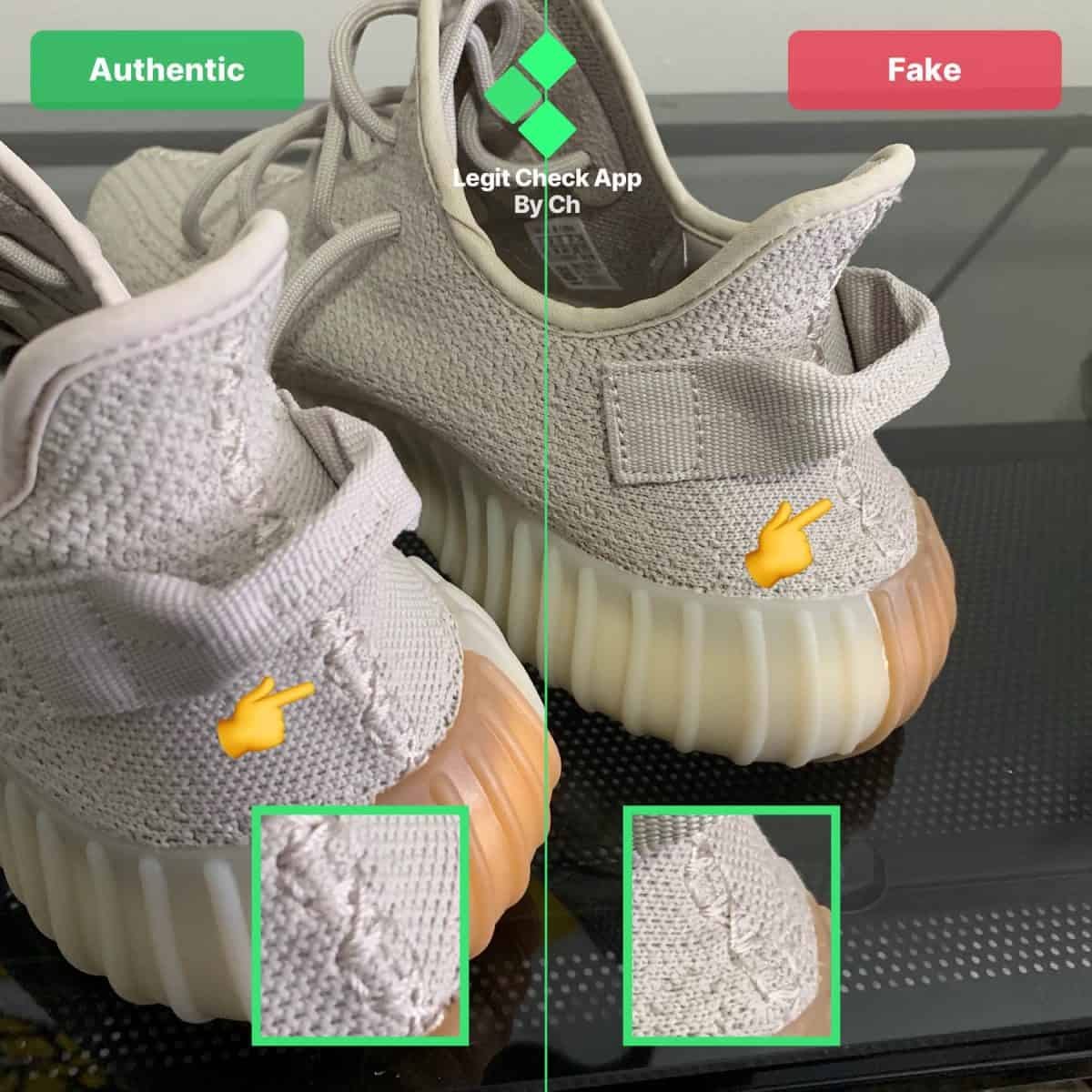 yeezy shoes fake vs real