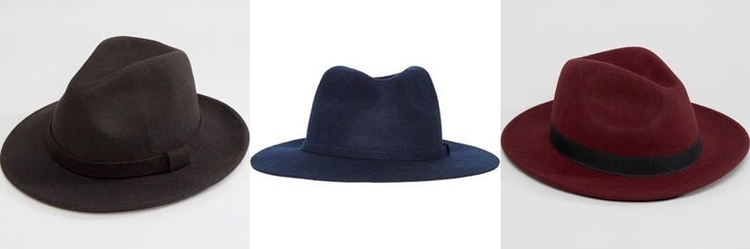 trilby vs fedora