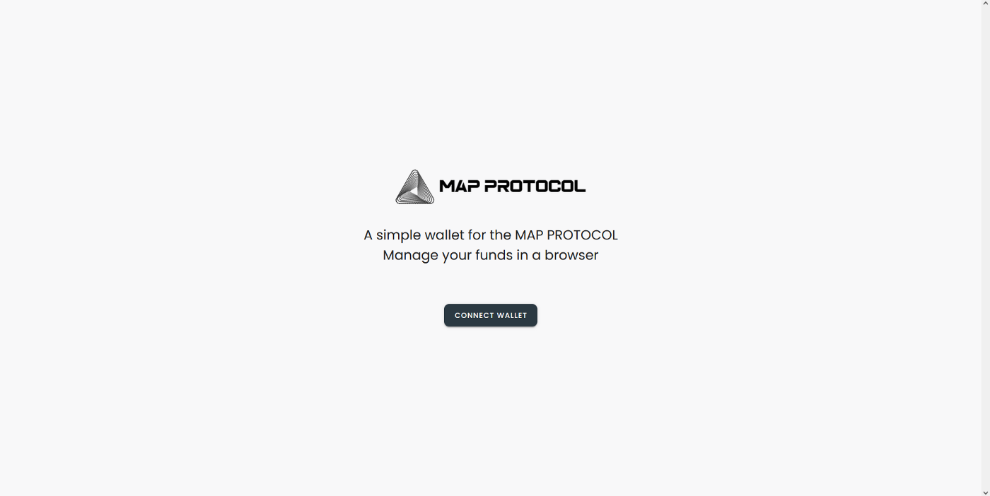 Map Protocol wallet connection