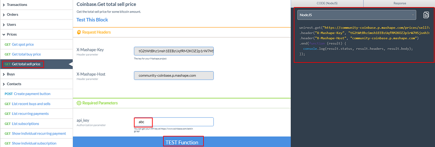 Api Tutorial How To Use Coinbase Api Part 1 Rakuten Rapidapi Medium - 