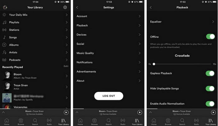 How to set spotify to online mode - qlerodns