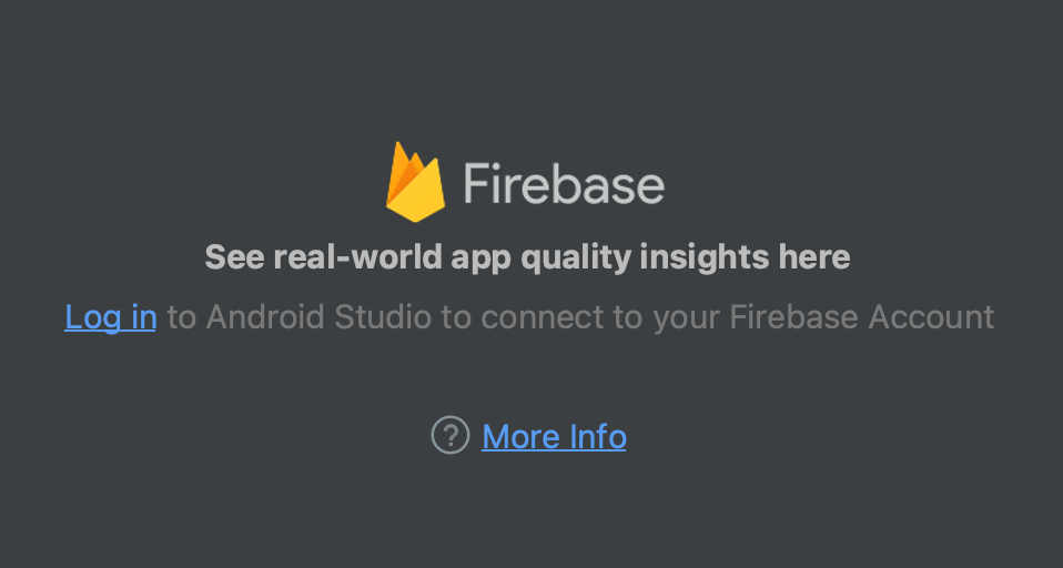 Log in screen of Firebase in Android Studio