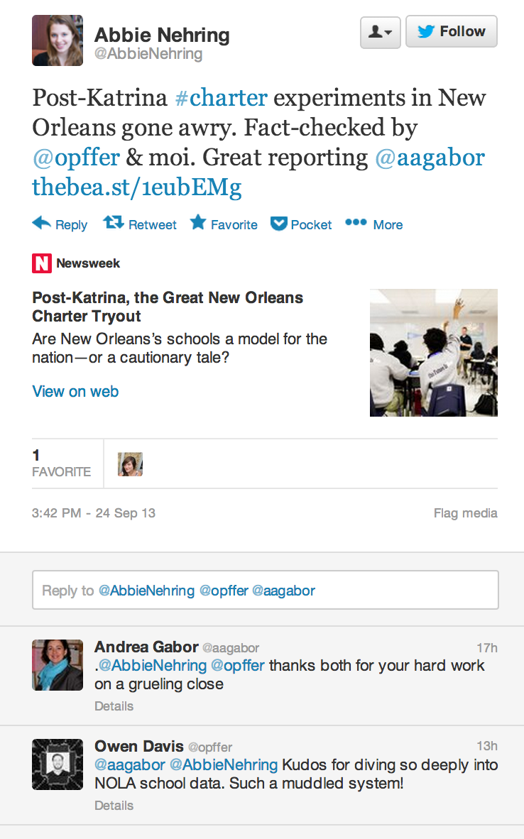 Andrea Gabor's Underhanded Attack on New Orleans Schools | by Peter C. Cook  | Education Reform | Medium