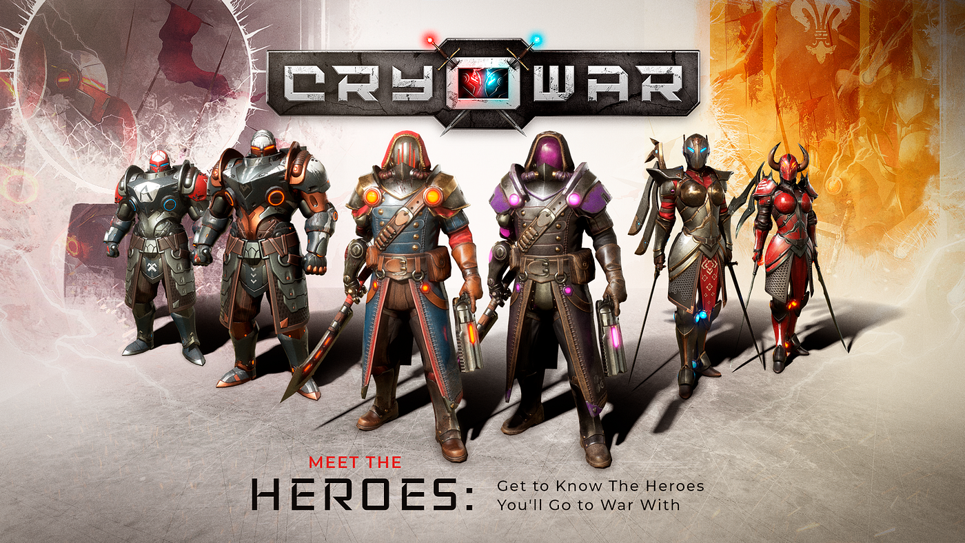 Cryowar Meet The Heroes: Get to Know The Heroes You'll Go to War With | by  Cryowar | Medium