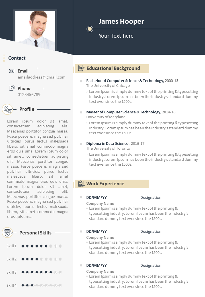 Top 25 Resume Templates For Powerpoint To Showcase Your Skills And Experience By Slideteam Medium