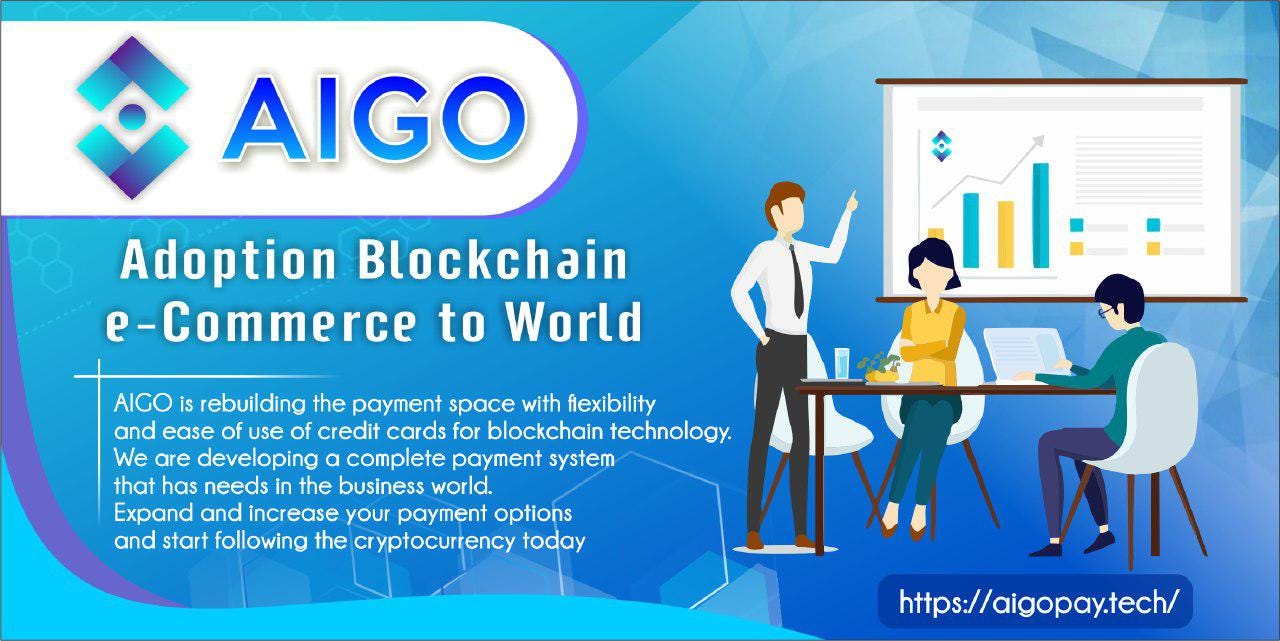 Image result for AIGO Adoption Blockchain e-Commerce to World