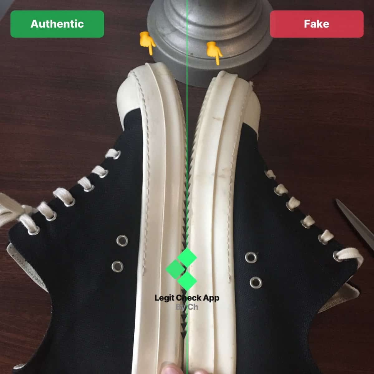 Rick owens ramones real vs fake Clearance