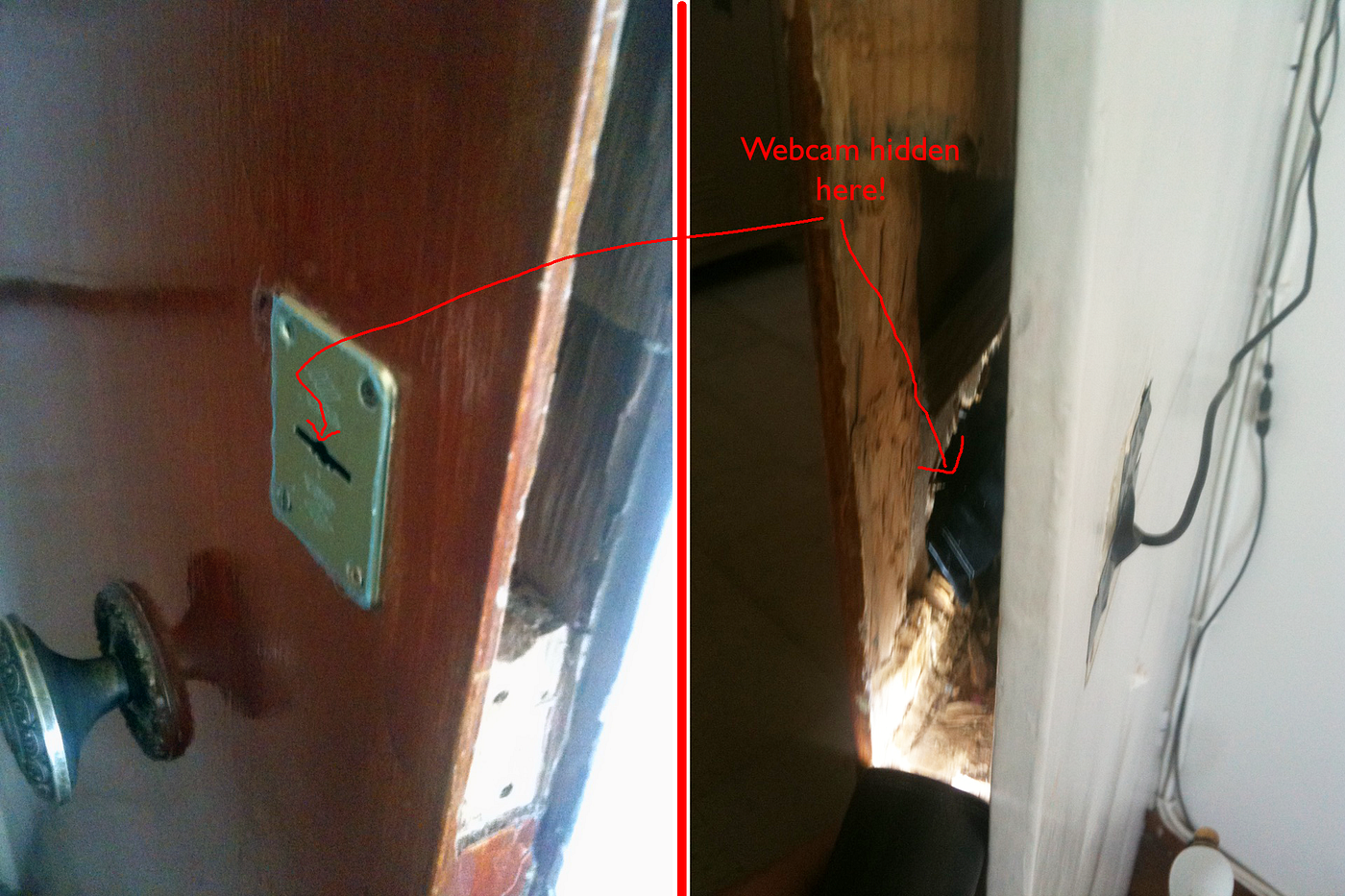 Брат установил камеру в ванной комнате