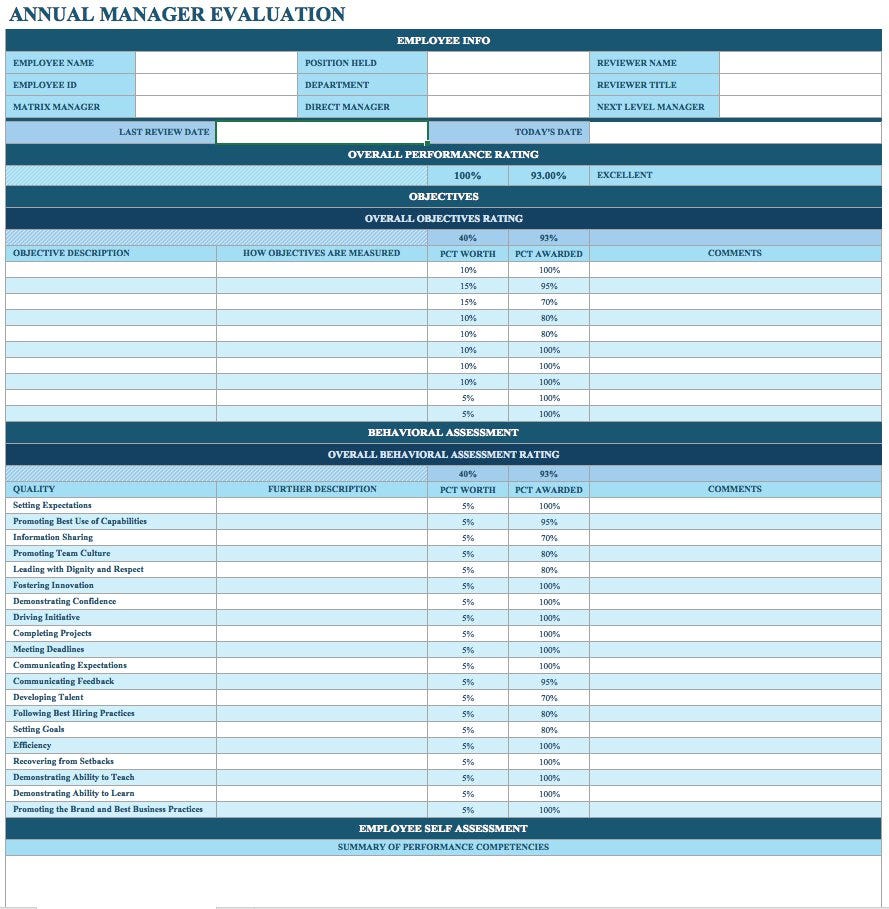 50 Annual Performance Appraisal Form Samples Free Download By Hitendra Rathore Medium
