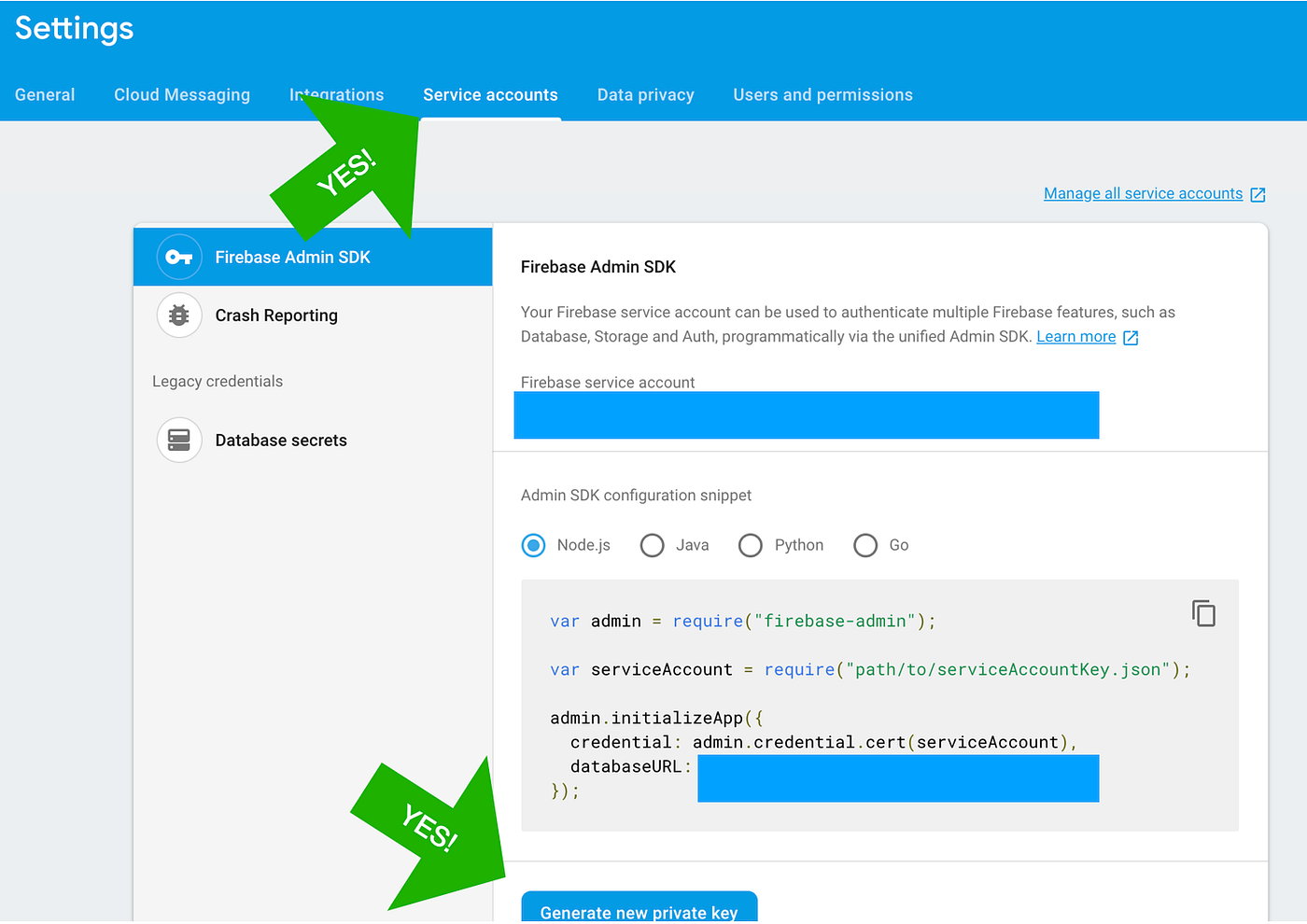 Authenticating Firebase Cloud Messaging HTTP v1 API Requests | by Jen  Person | Medium