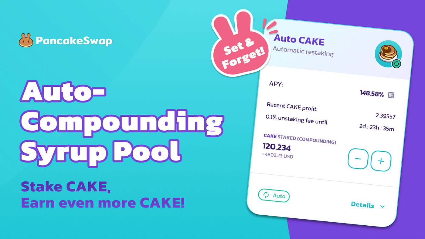 PancakeSwap Launches Auto-Compounding! | by PancakeSwap | PancakeSwap |  Medium