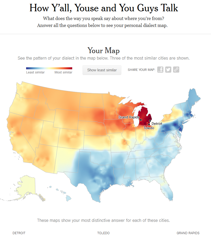 New York Times Dialect Map 10 Statistics That Prove Interactive Content Is The Future Of Digital  Marketing | By Outgrow | Medium