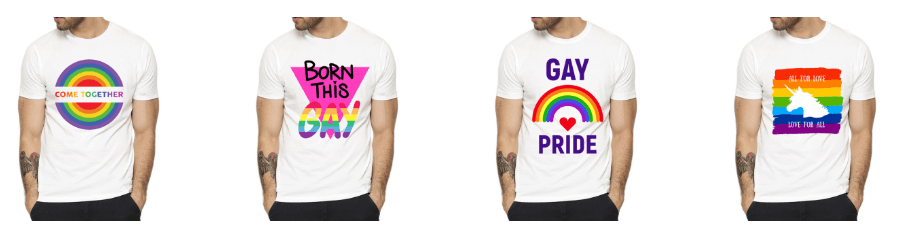 Tee shirt lgbt