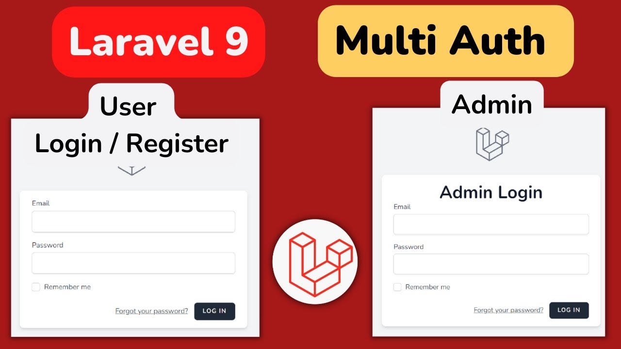How to Create Multiple Authentication in Laravel 9 App | by Bayram Eker |  Medium