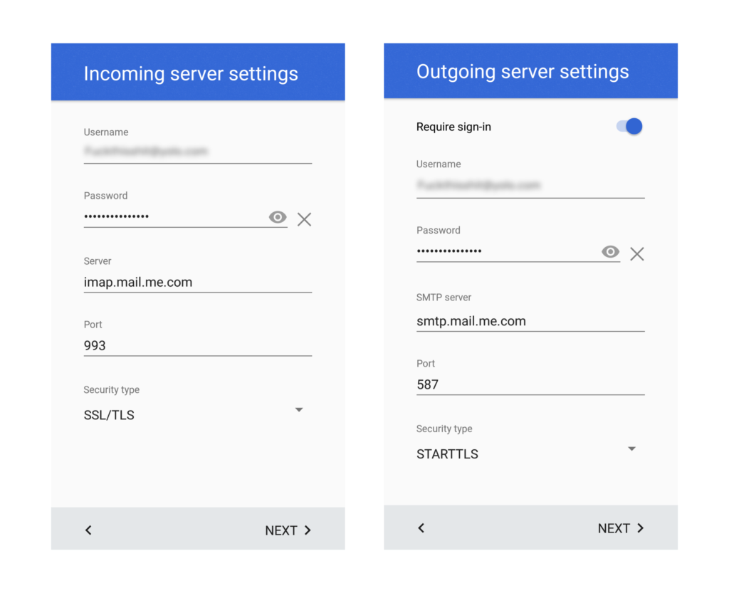 How to setup your iCloud email account on Android in one simple step | by  Newton | Paper Planes
