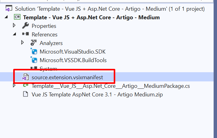 How to create project templates and extension for Visual Studio 2019 ...
