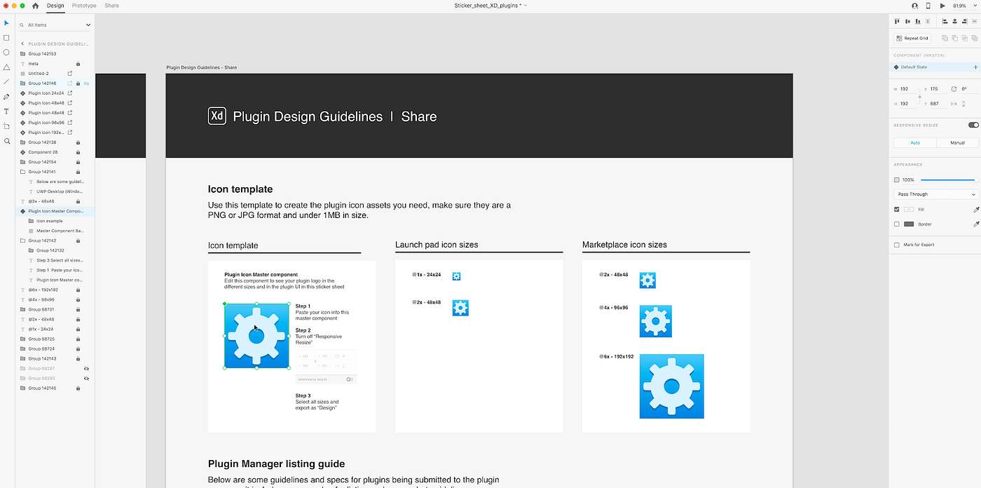 New Design Templates for Adobe XD Plugins to Help You Instantly Generate  Icons | by Daniela Caicedo | Adobe Tech Blog