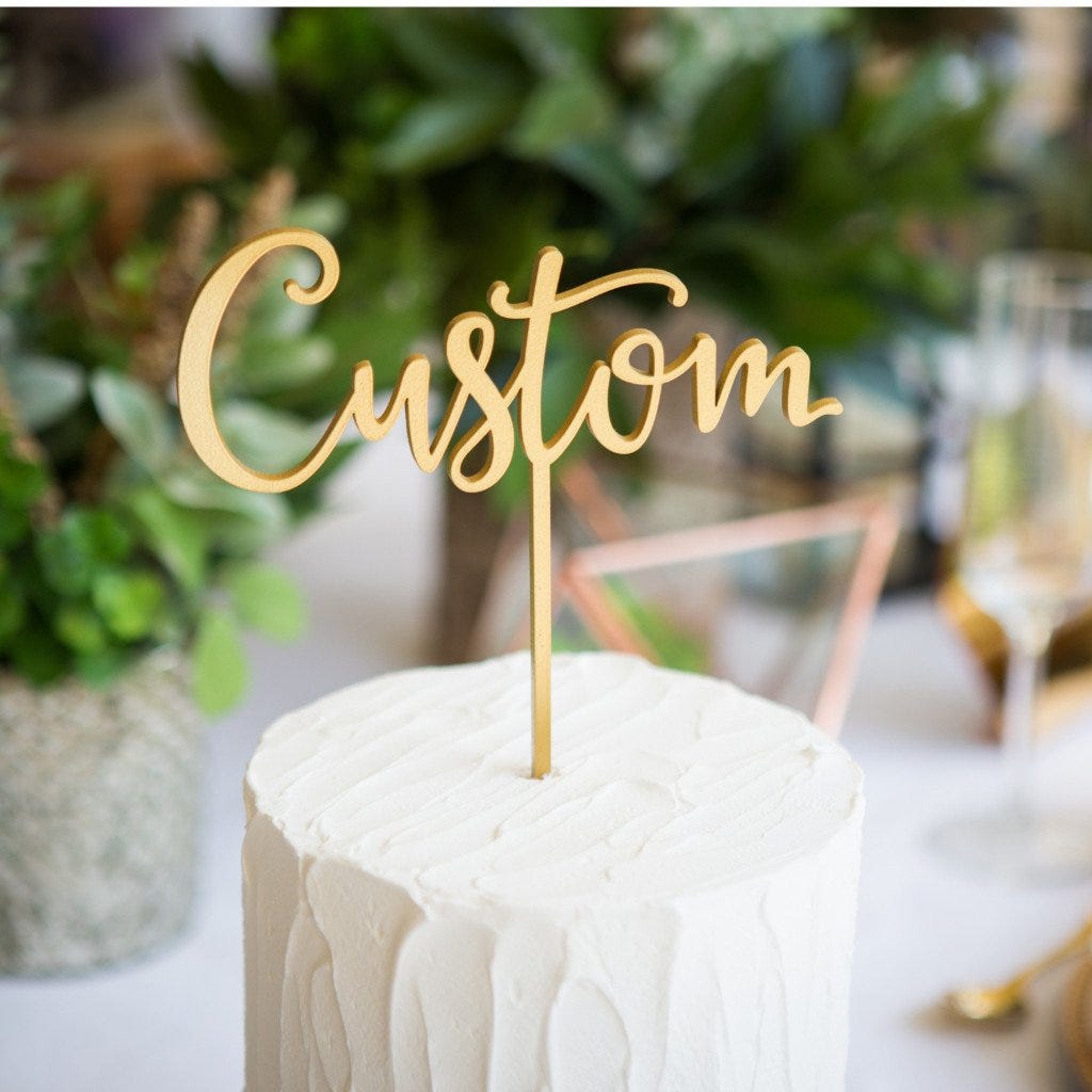 Let Your Personalized Cake Toppers Tell Your Story | by Sheet Plastics ...