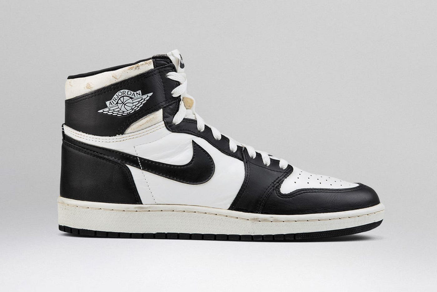 Jordan 1 High Black & White. The Pandas | by Bode | 1985 Jordan 1 Archive |  Medium