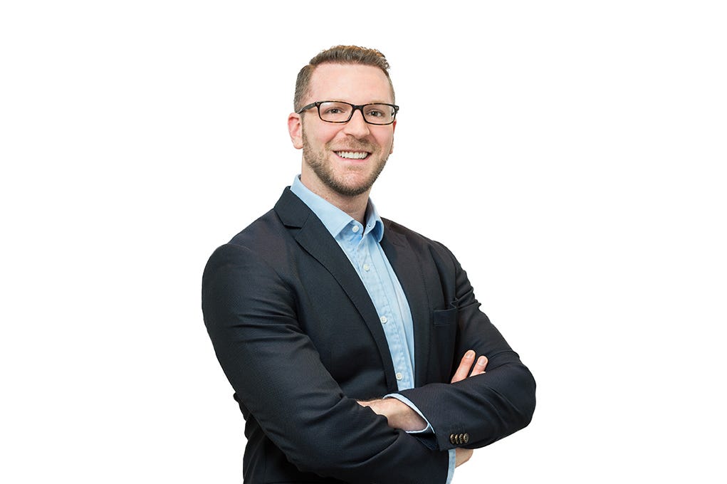 Corporate Headshot With Superimposed London Background By Grantly Lynch Medium