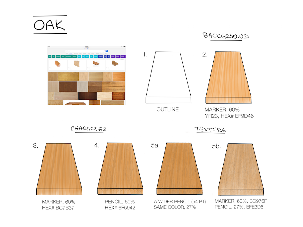 How to Draw: Wood Textures. with CONCEPTS: SMARTER SKETCHING | by Concepts  App | Medium