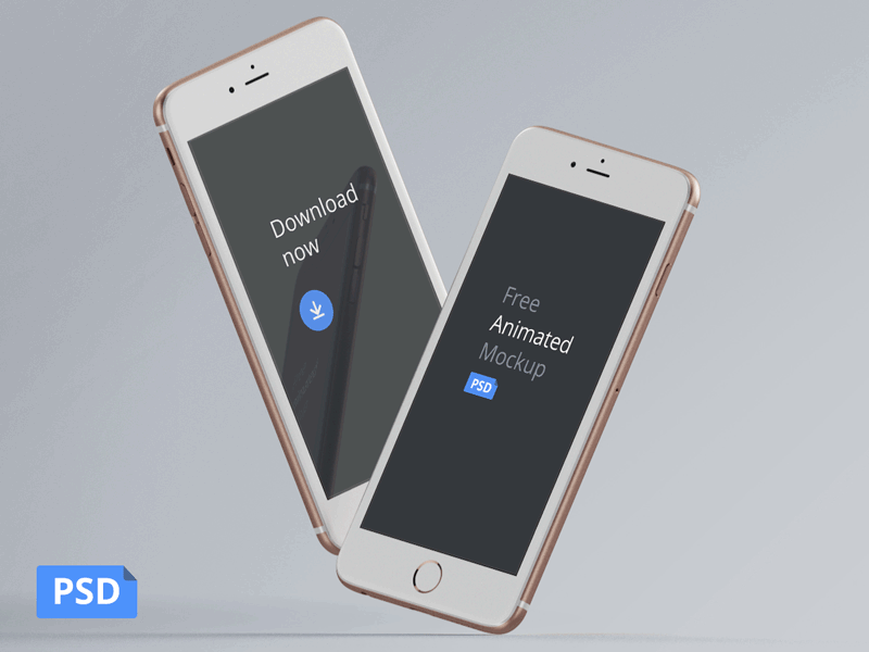 フリー素材 Iphoneのアニメーションmockupが作れるpsd素材が無料でダウンロード可能 By Crearc Medium