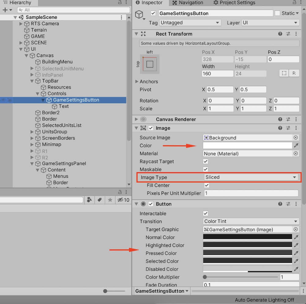 Making a RTS game 19 Displaying our ingame settings! (Unity/C) by Mina Pêcheux C