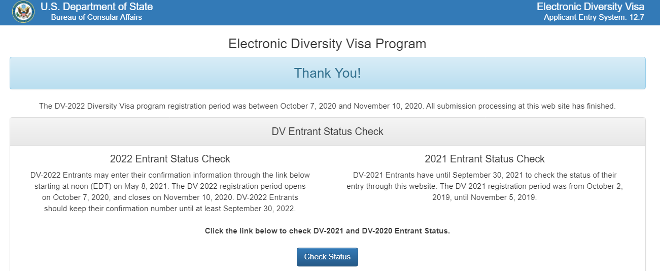 HOAX: This post providing status check services for the US Diversity Visa  Program is a scam | by PesaCheck | PesaCheck