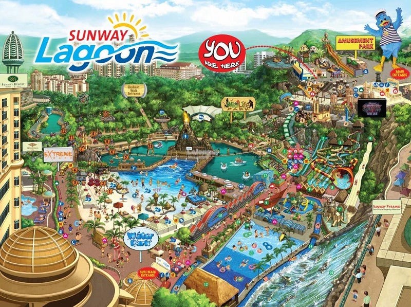 sunway lagoon tour malaysia