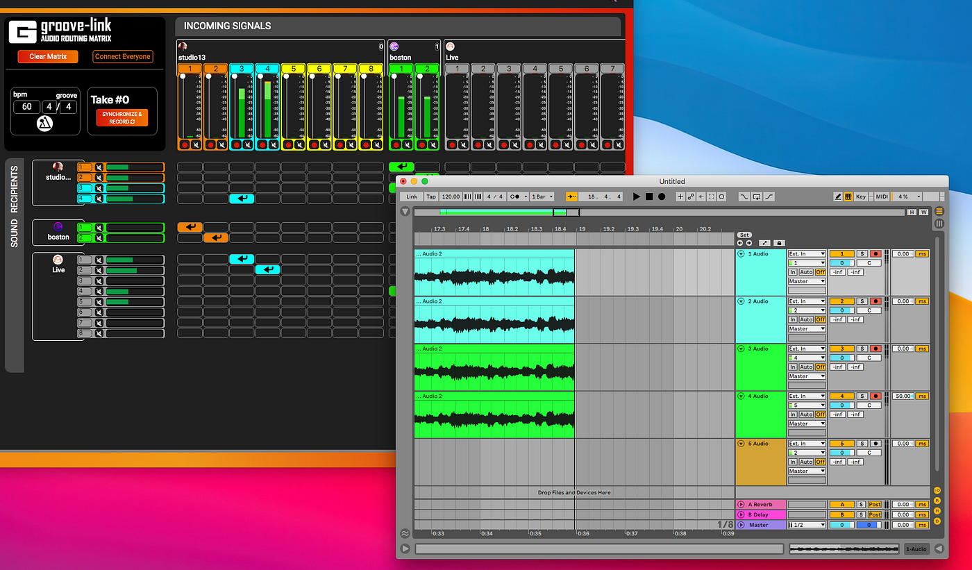Remote recording multi-channel audio in Ableton Live | by Groovesetter |  Groovesetter | Medium