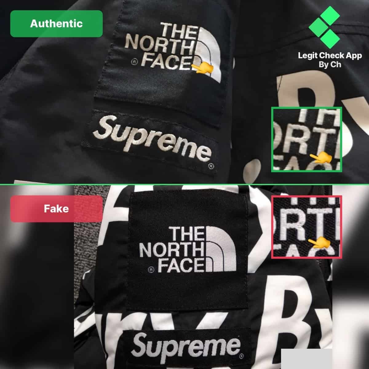 How To Spot Fake Supreme X The North Face Necessary By Any Means Jackets |  by Legit Check By Ch | Medium