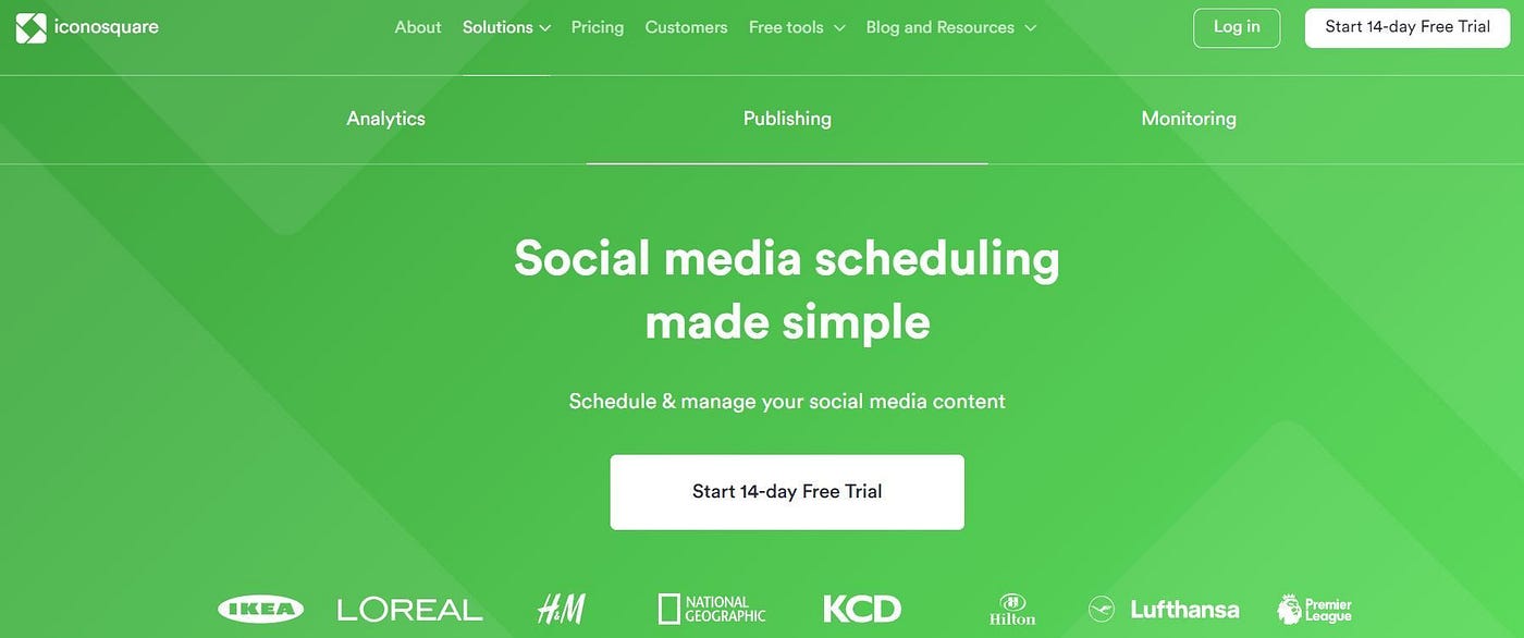 Iconosquare helps manage multiple social media accounts in one place