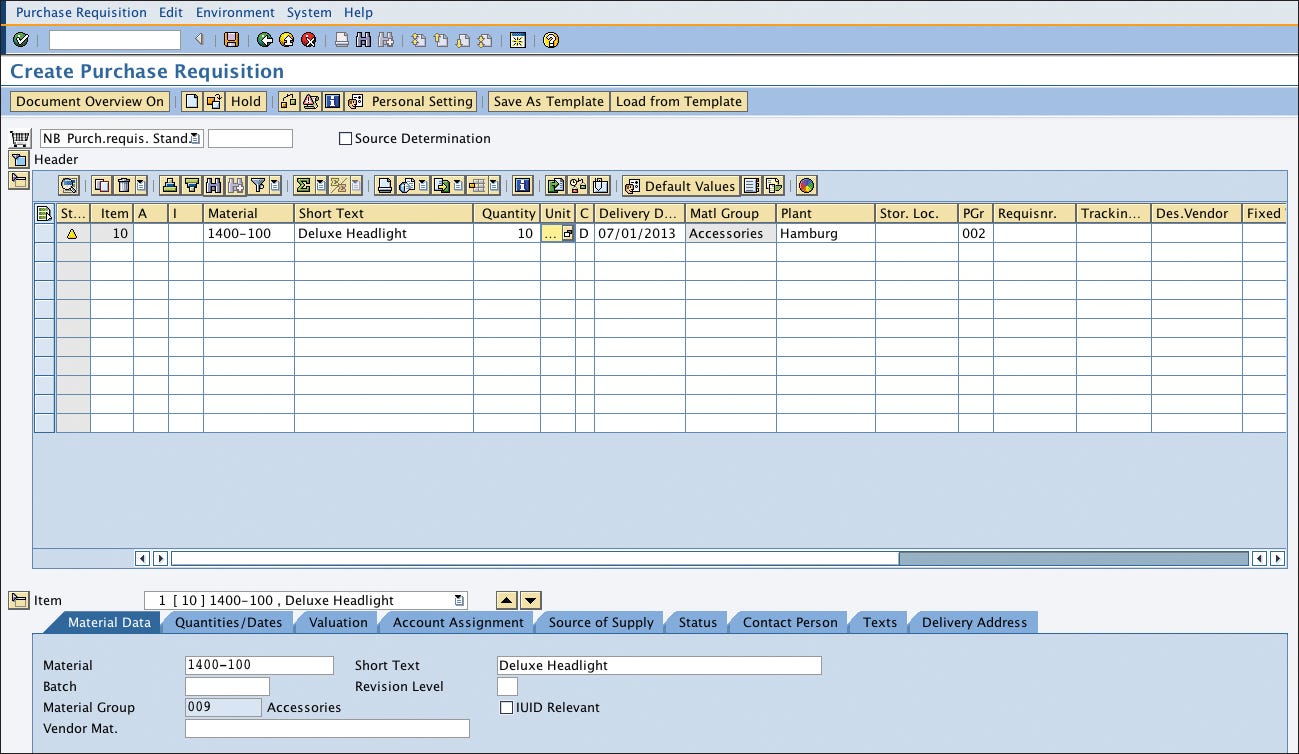 Purchase Requisitions in SAP Materials Management | by SAP PRESS | Medium