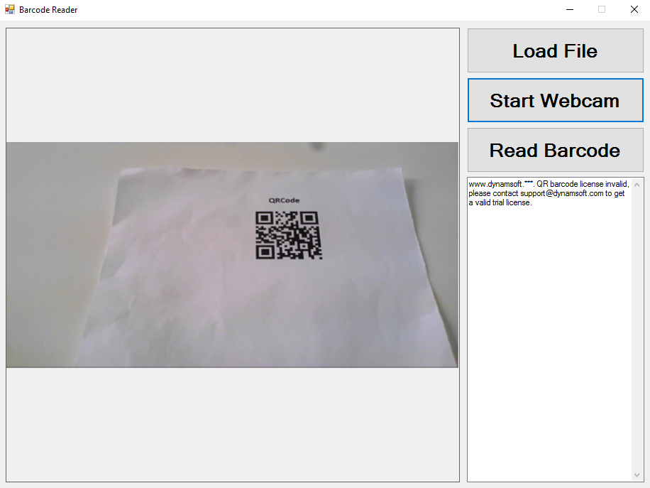 WinForm Barcode Reader with Webcam | by Xiao Ling | Medium