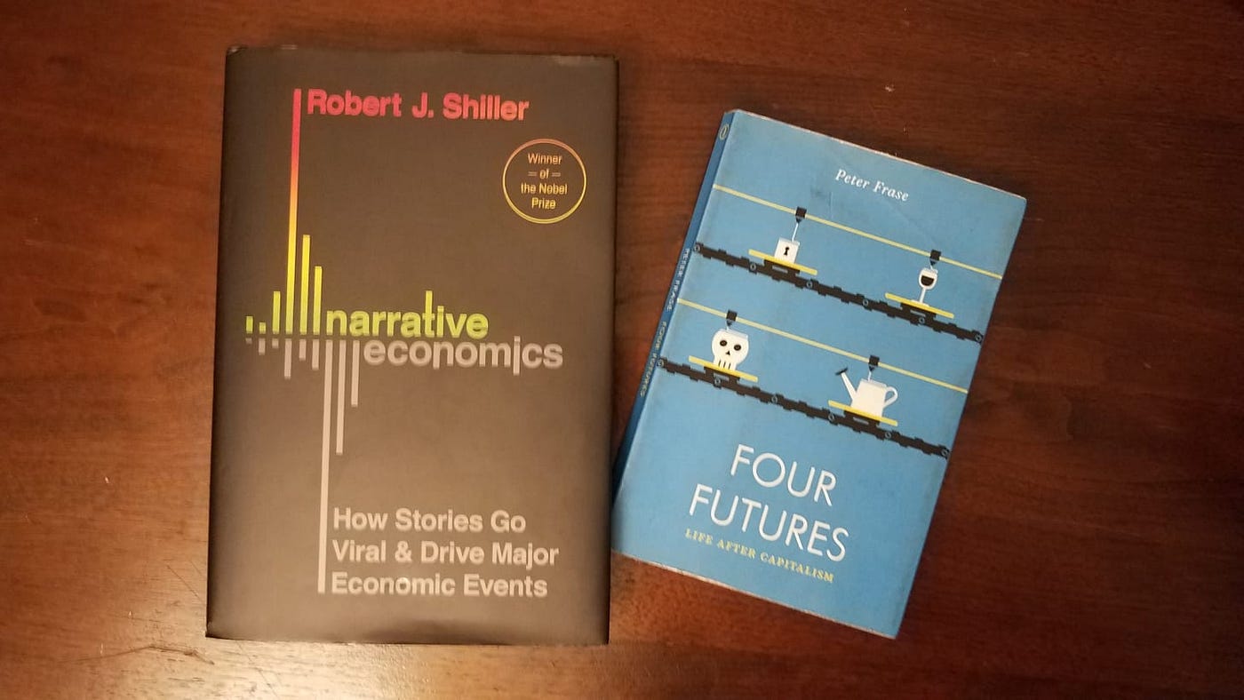 Eclectic Spacewalk #8 — Four Futures of Narrative Economics | by  NicholasRMcCay | Eclectic Spacewalk | Medium