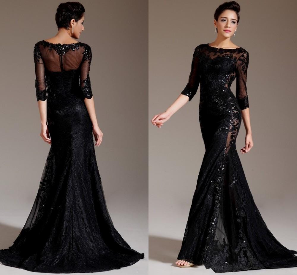 evening gown look