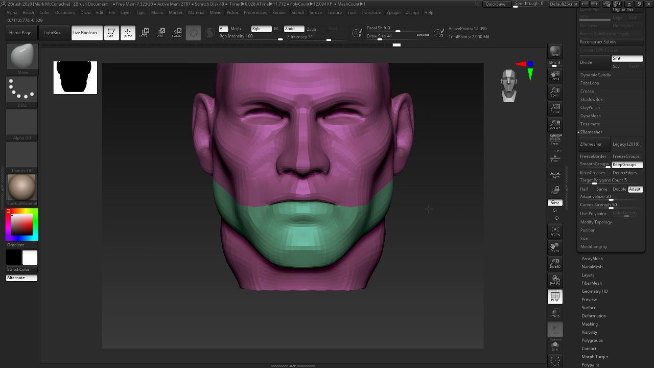 Mouth-bags and Facial Expressions in Zbrush | by MrMcAngry | Medium