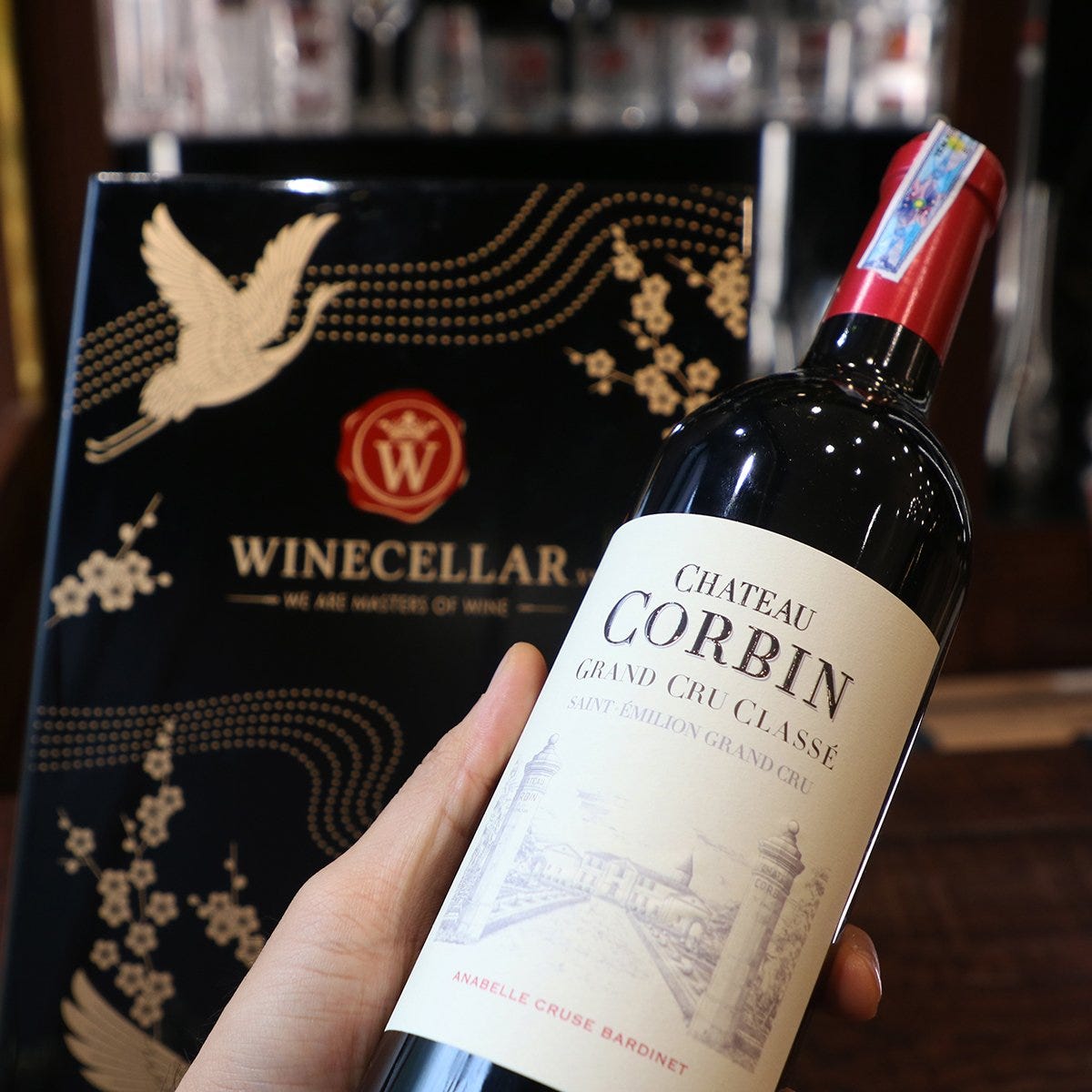 Chateau Corbin Ý tưởng quà tặng cuối năm bằng vang Pháp