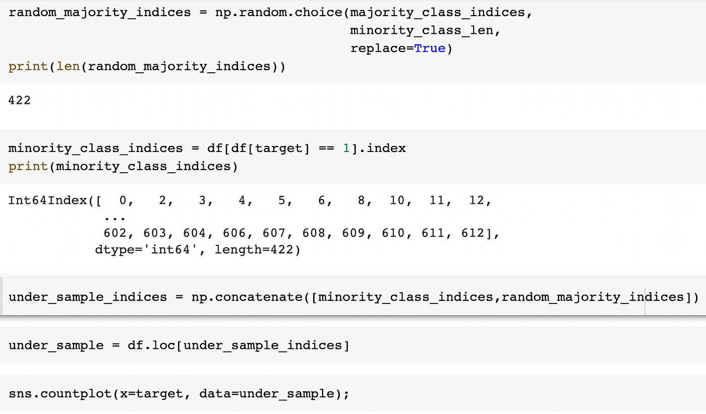 picking random majority indices