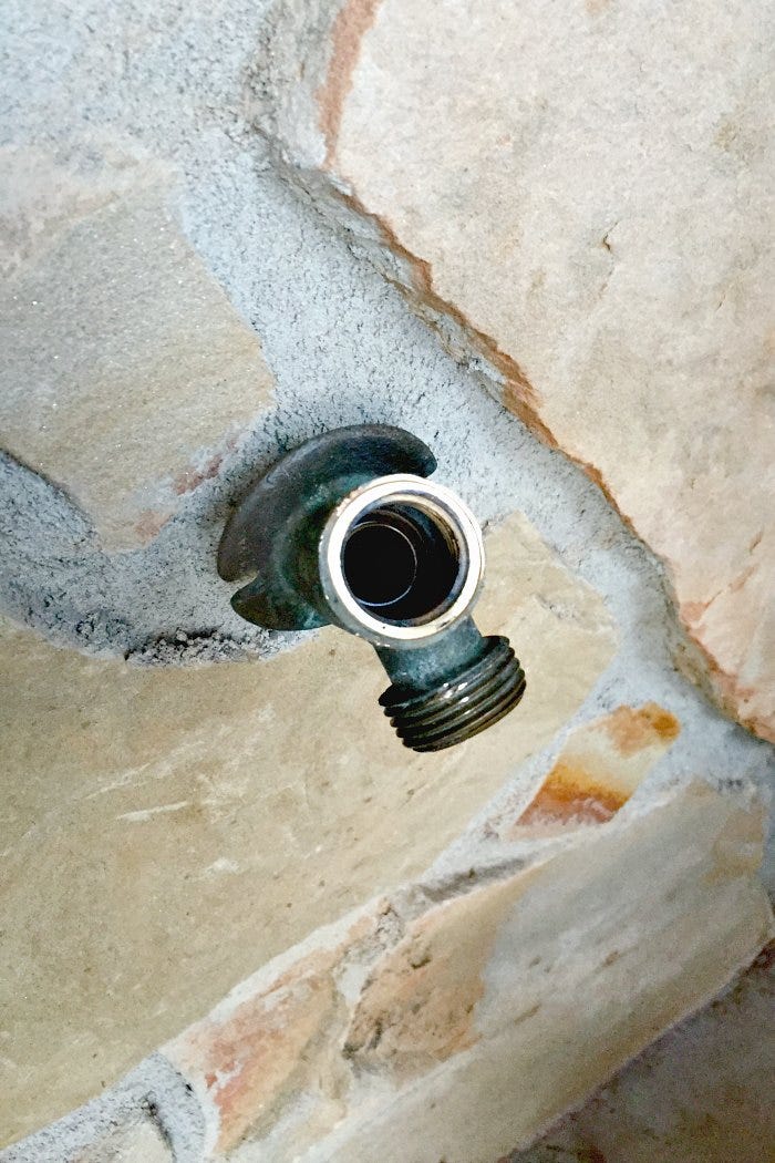 removing the old valve stem
