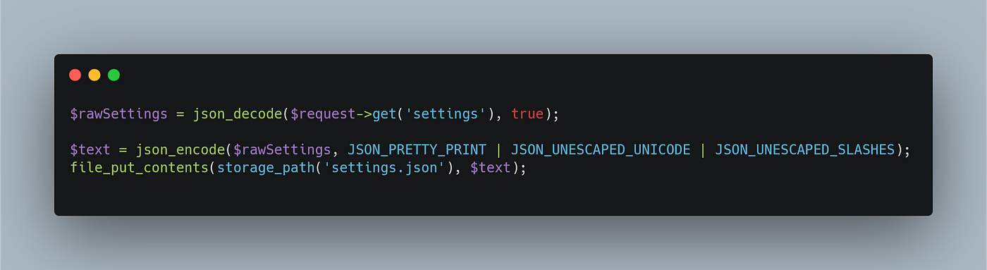 How to load custom JSON files into Laravel’s config | by Adi | Medium
