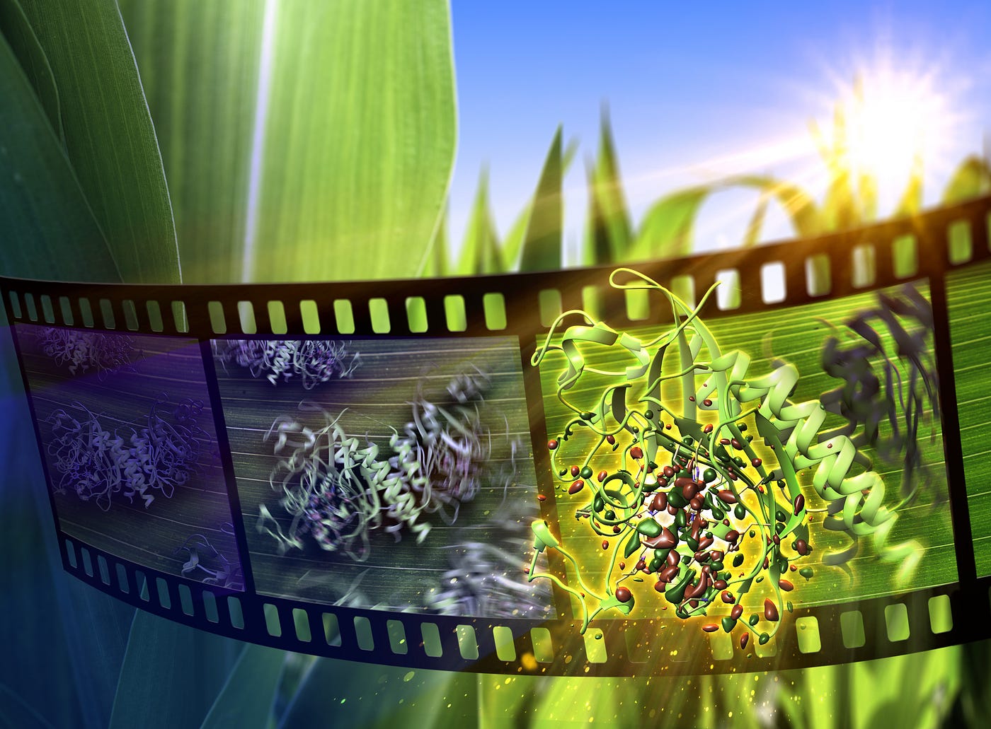 How plants see red. Phytochrome proteins begin to change…  by eLife