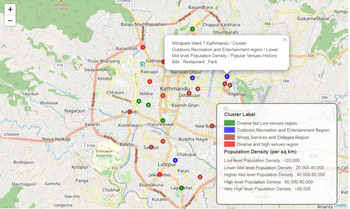 Map Of Lalitpur Metropolitan City Classification Of Kathmandu And Lalitpur Wards Using Foursquare Data | By  Jenish Thapa | Towards Data Science