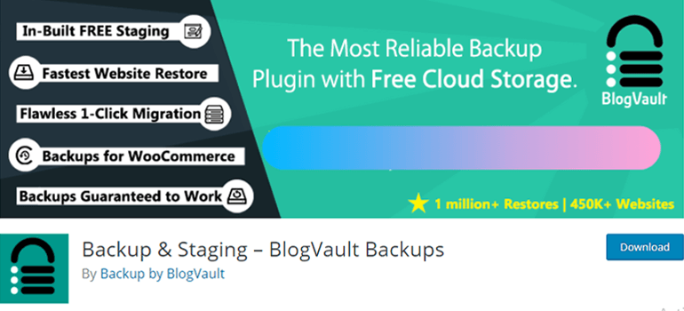BlogVault Best WordPress Backup and Restore Plugin